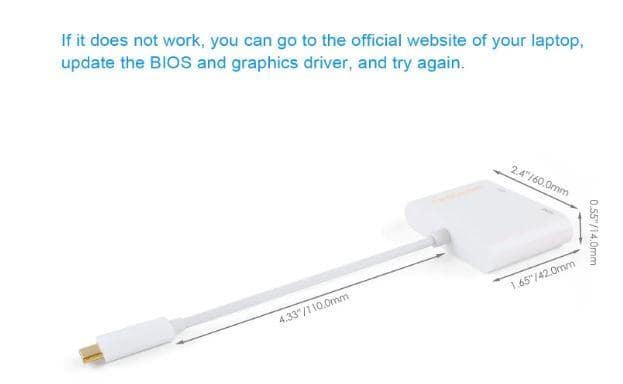 USB Type-C to HDMI+VGA Adapter , (2-in-1) Portable Multiport Connector/Converter, Cable for MacBook, Ipad Pro, Samsung Galaxy S9/S10/Note 8/Note 9, Xbox, PS5,PS4 , Nintendo view 5