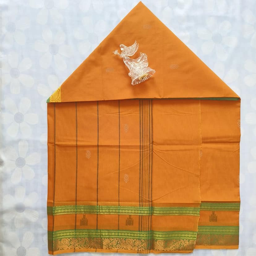 Cotton Saree without Blouse view 2