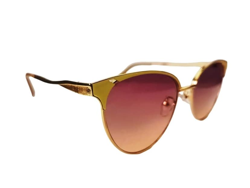 MD Style UV Protected Cat Eye Metal Frame Sunglasses/Girls & Women Fashion Sunglasses view 3