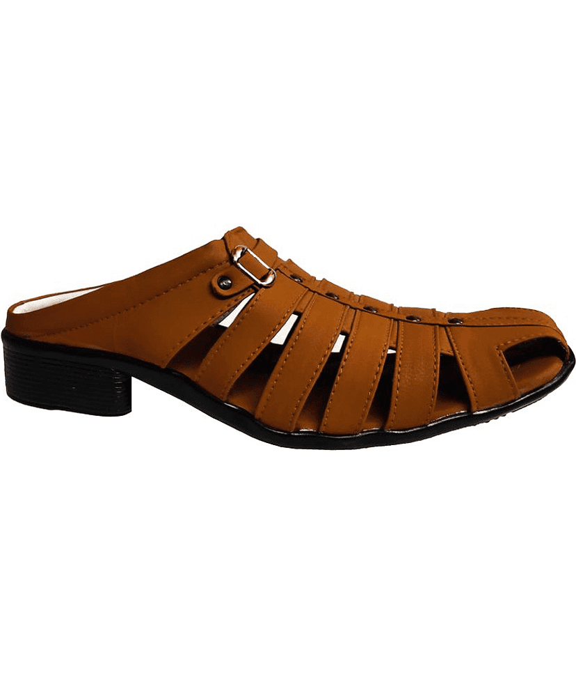 RAGE GAZE - Beige Men's Sandals