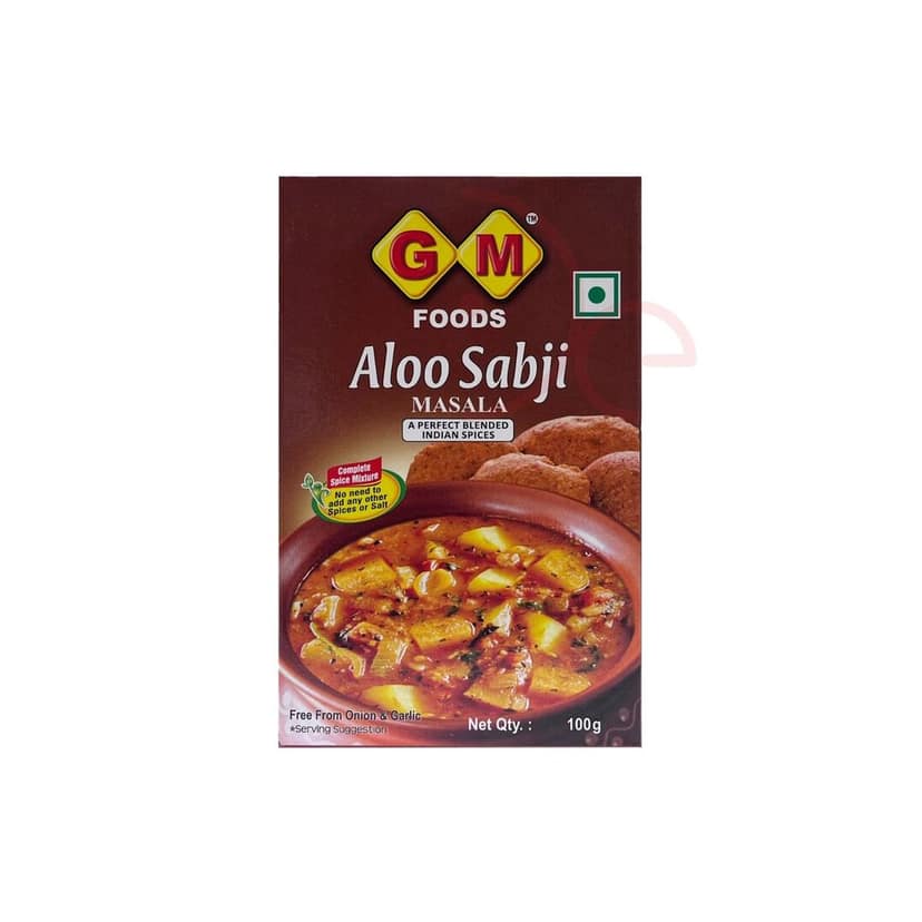 GM Foods Aloo Sabji Masala 100gm – Potato Curry Spice Mix