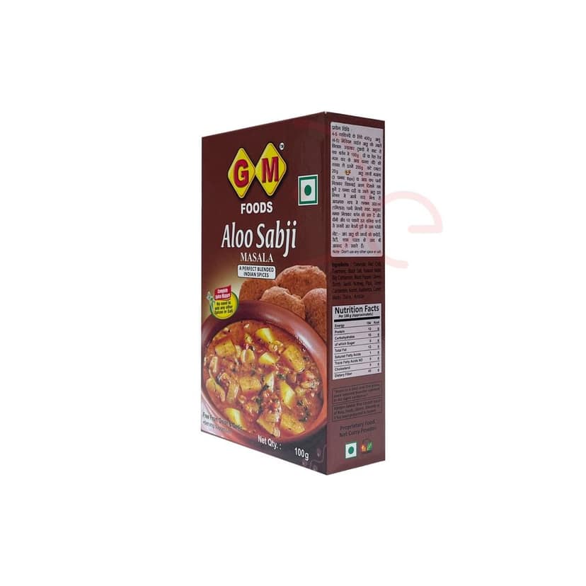 GM Foods Aloo Sabji Masala 100gm – Potato Curry Spice Mix view 3