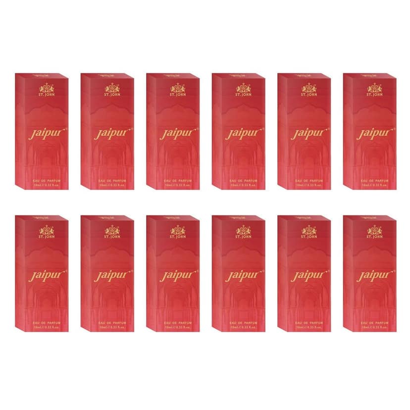 ST.JOHN Jaipur Long Lasting Perfume 10ml (Pack of 12)