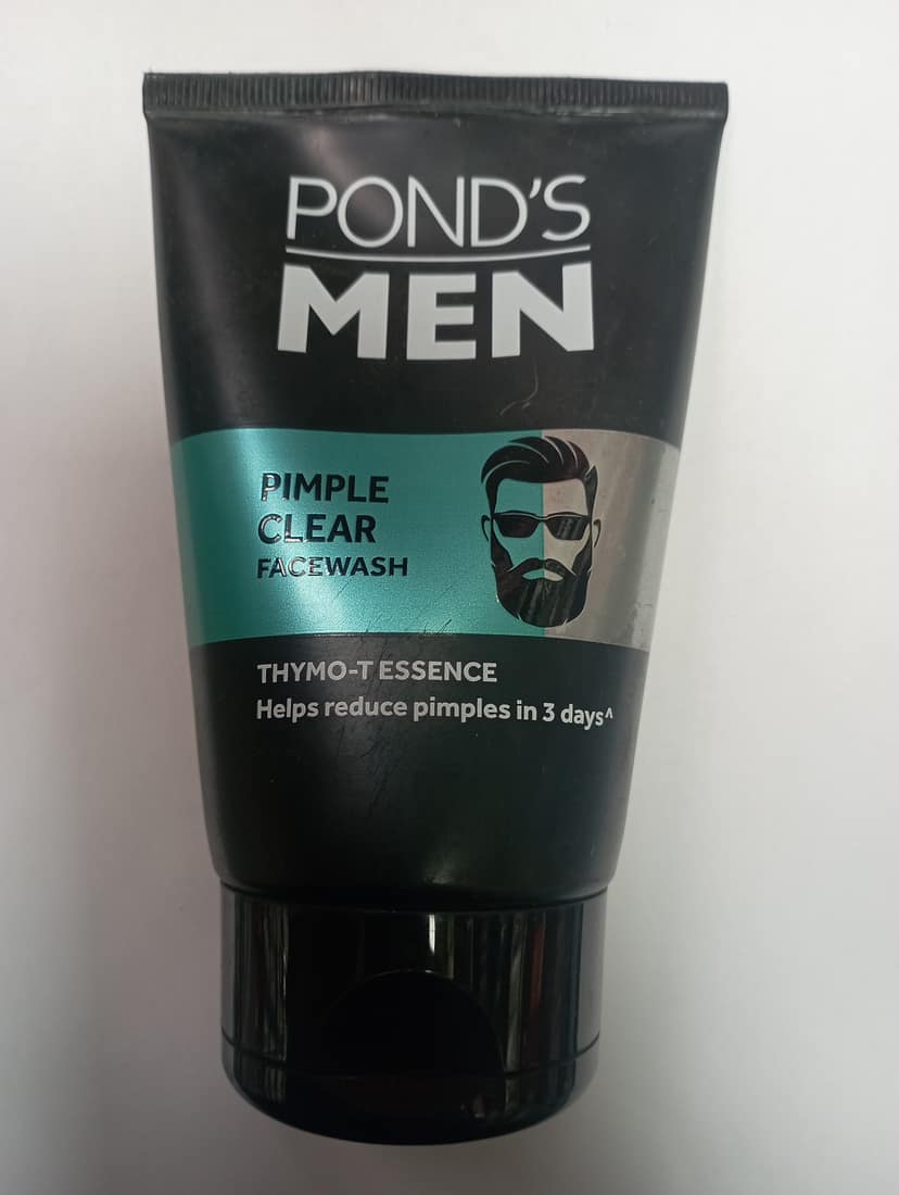 Pond's Men Pimple Clear Facewash Thymo-t essence Helps reduce pimples in 3 days