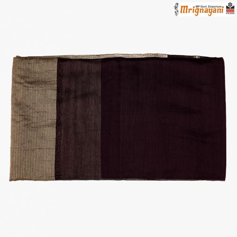 HANDLOOM MAHESHWARI SILK SAREE WITH BLOUSE (SKU - 3S0125030422, SAREE - 1210) view 5