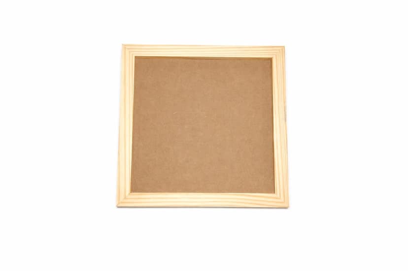 DEVESHA DIY Wooden MDF Frame Base, 10 x 10 Inch (Pack of 1) | Resin Frame for Art, Craft and Decoration