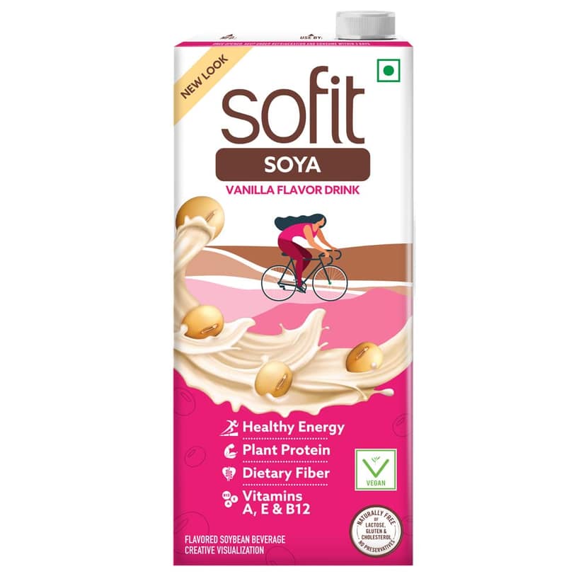 Sofit Soya Drink Vanila, 1L, Vegan Drink