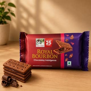 Royal Bourbon Chocolatey Indulgence Biscuit, 51g - Royal Bourbon Chocolatey Indulgence Biscuit, 51g