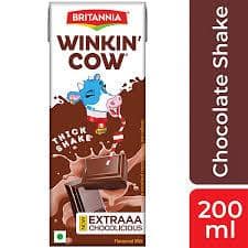BRITANNIA WINKIN COW CHOCOLICIOUS SHAKES 200ML