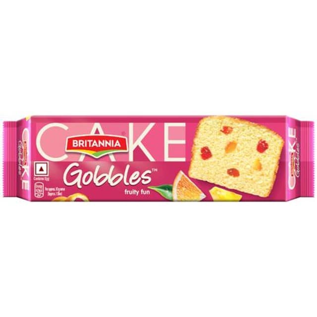 Britannia Gobbles Fruity Fun Cake, 50 G