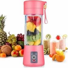 Mini Portable Juicer Blender USB Rechargeable Fruit Smoothie Maker for Home, Office & Travel view 2