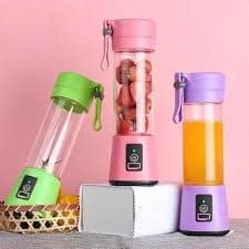 Mini Portable Juicer Blender USB Rechargeable Fruit Smoothie Maker for Home, Office & Travel view 3
