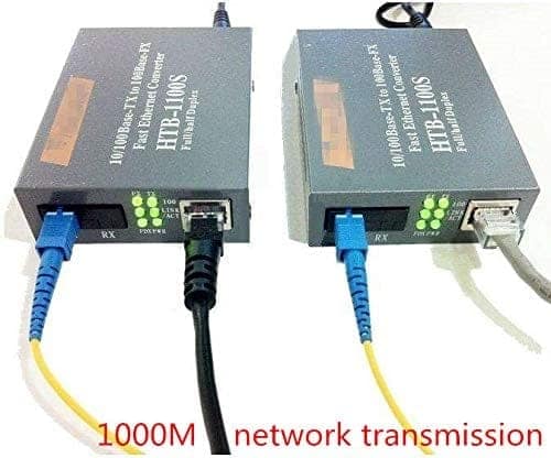 SC-SC Single Mode Fiber Optic Patch Cable Fiber Cables SC to SC SC Optical Connector for Laptop (Yellow, Blue) LENGTH 3 METER view 5