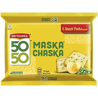 Britannia 50-50 Maska Chaska Biscuits, 300 g - 300 gm - One pack