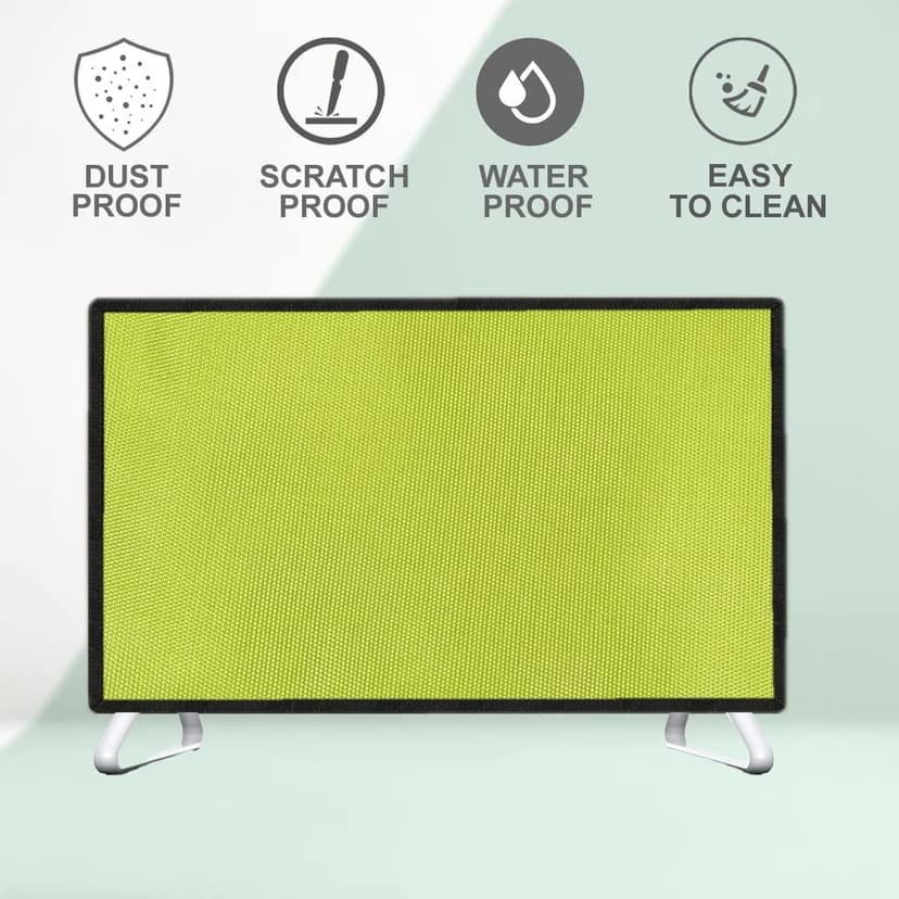PalaP Super Premium Dust Proof Monitor Cover for DELL All in ONE Desktop 24 inches (Green) view 6