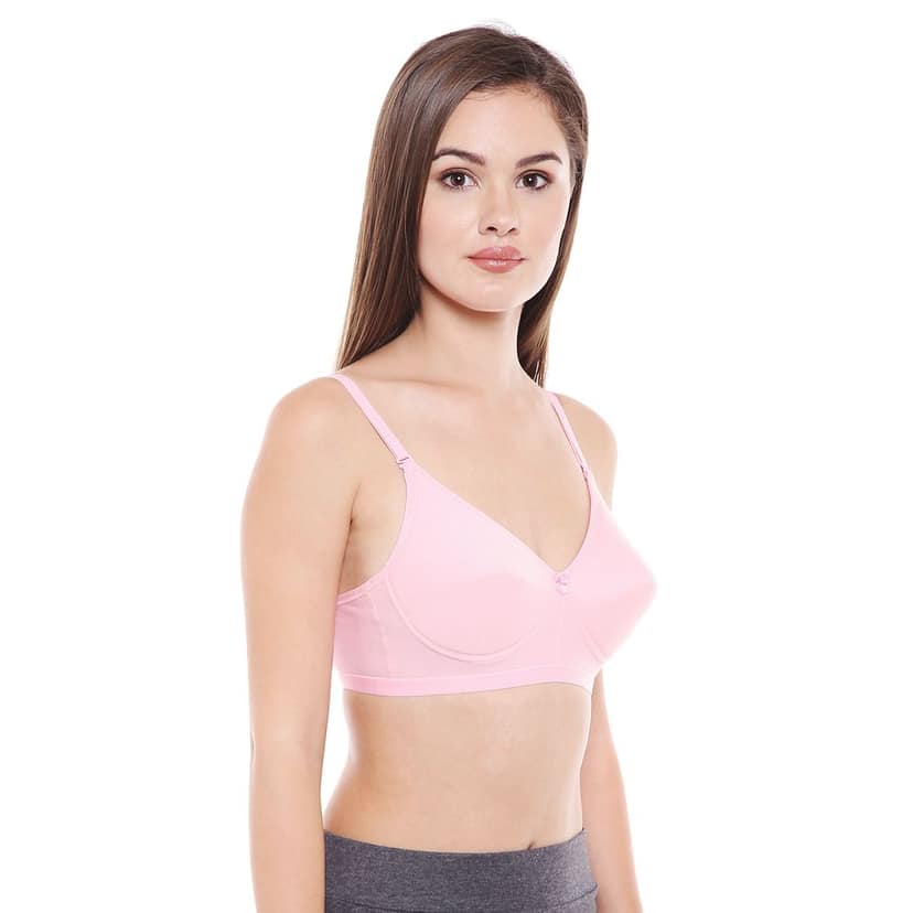 Bodycare Women Cotton Full Coverage Lightly Padded Regular Bra 1574B-BLACK view 4