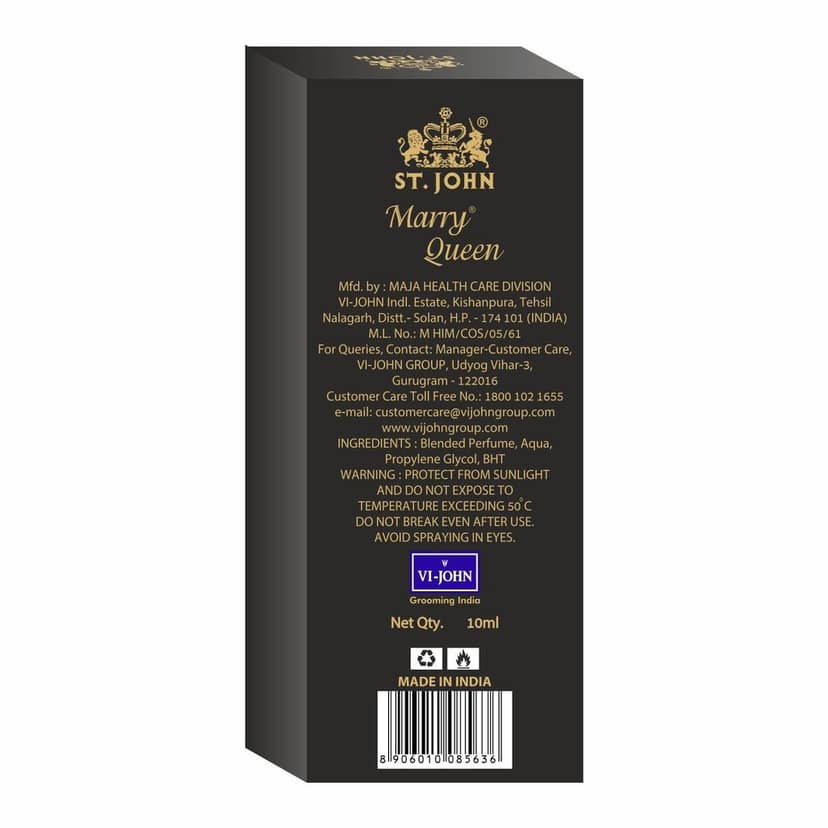 ST.JOHN Marry Queen Long Lasting Perfume 10ml (Pack of 12) view 4