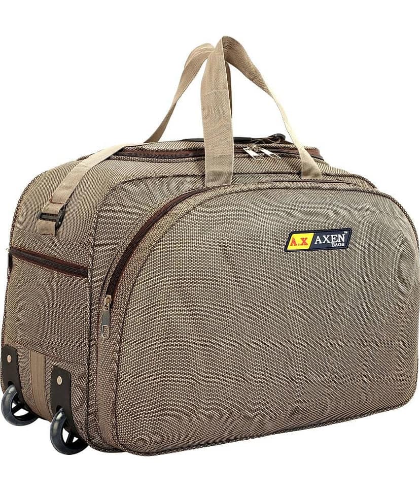 AXEN BAGS - Purple Polyester Duffle Bag