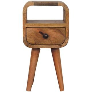 Extra Mini Oakish Curve Open Slot Bedside view 2