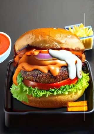 BBQ Veg Burger