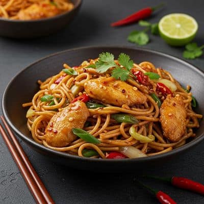 Chicken Schezwan Noodles