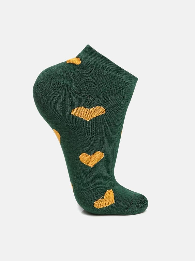 Kolor Fusion Women Low Cut Ankle Length Cotton Socks (Pack Of 4) view 5