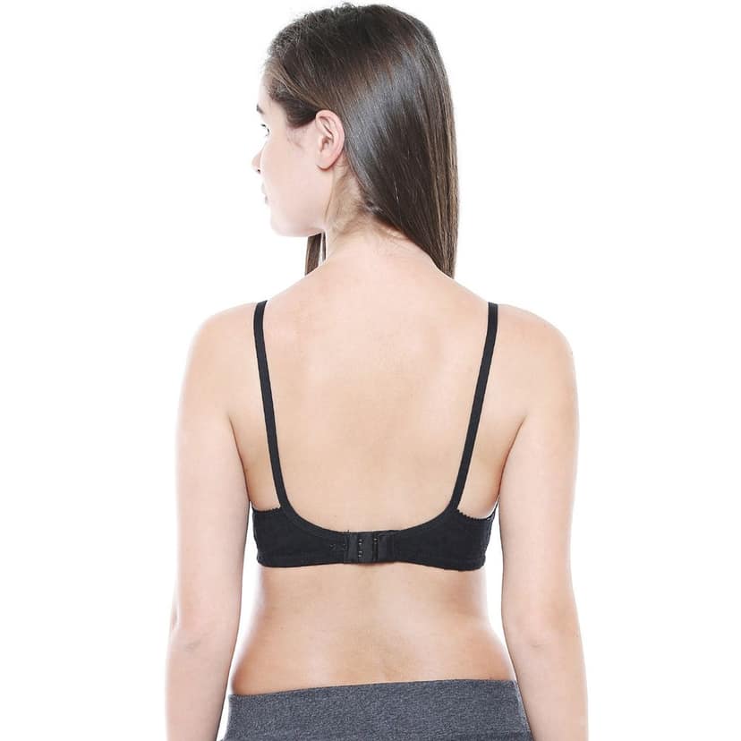 Bodycare Women Cotton Full Coverage Non Padded Regular Bra Pack - 2 E5509BS view 4