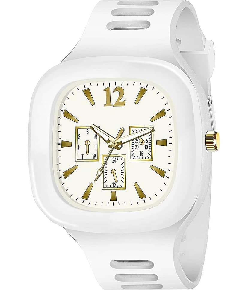 Trex White Silicon Analog Men's Watch