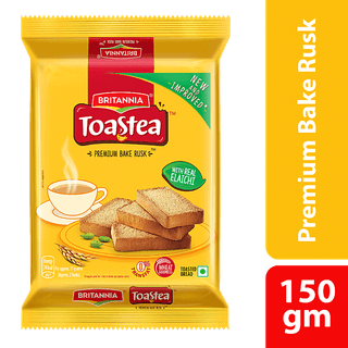 Britannia Toastea Premium Bake Rusk, 150 g