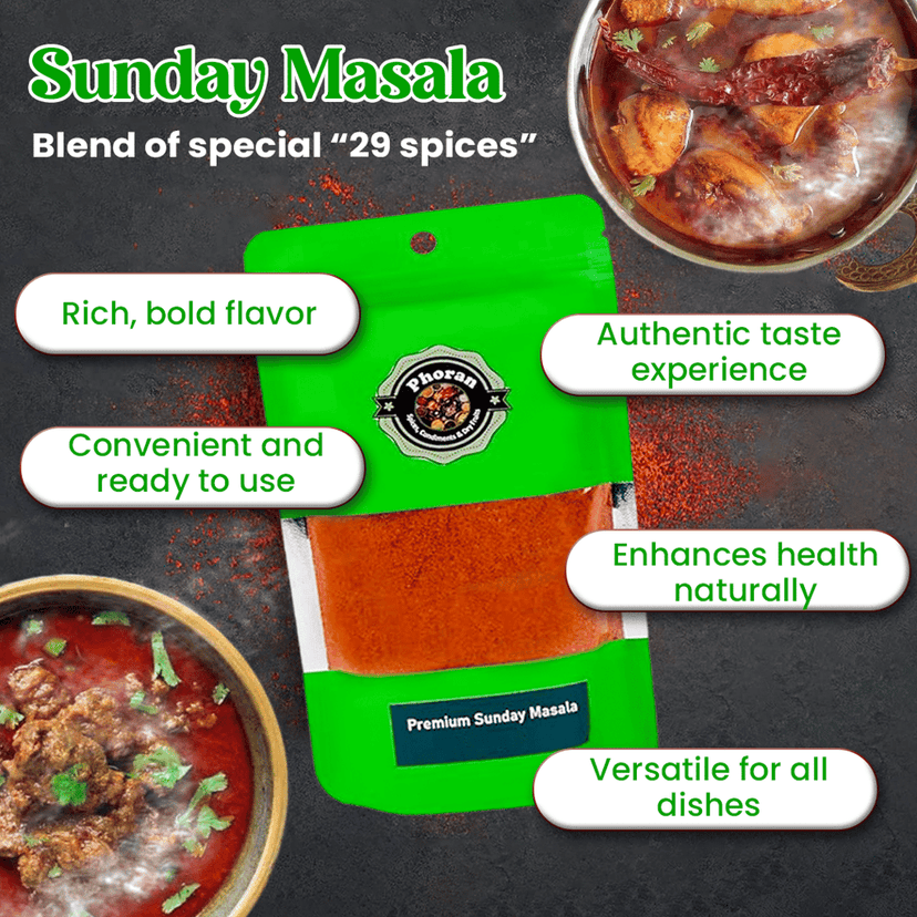Buy Sunday Family Masala Online India - All-Purpose Spice | Phoran view 4