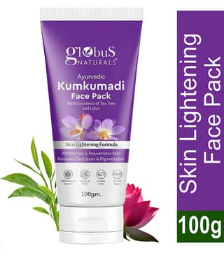 Globus Naturals Kumkumadi Face Pack, For Normal Skin, 100gm