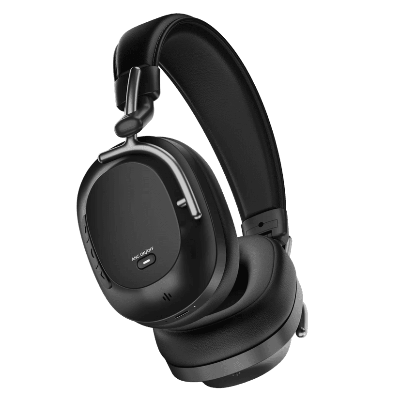 Hammer Bash Pro Wireless Headphones with 33 db Hybrid ANC & Quad Mics view 3