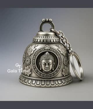 Buddha Guardian Bell Ghanti for Car Bike Zipper Pull Gift For Birthday Goodluck Key Chain