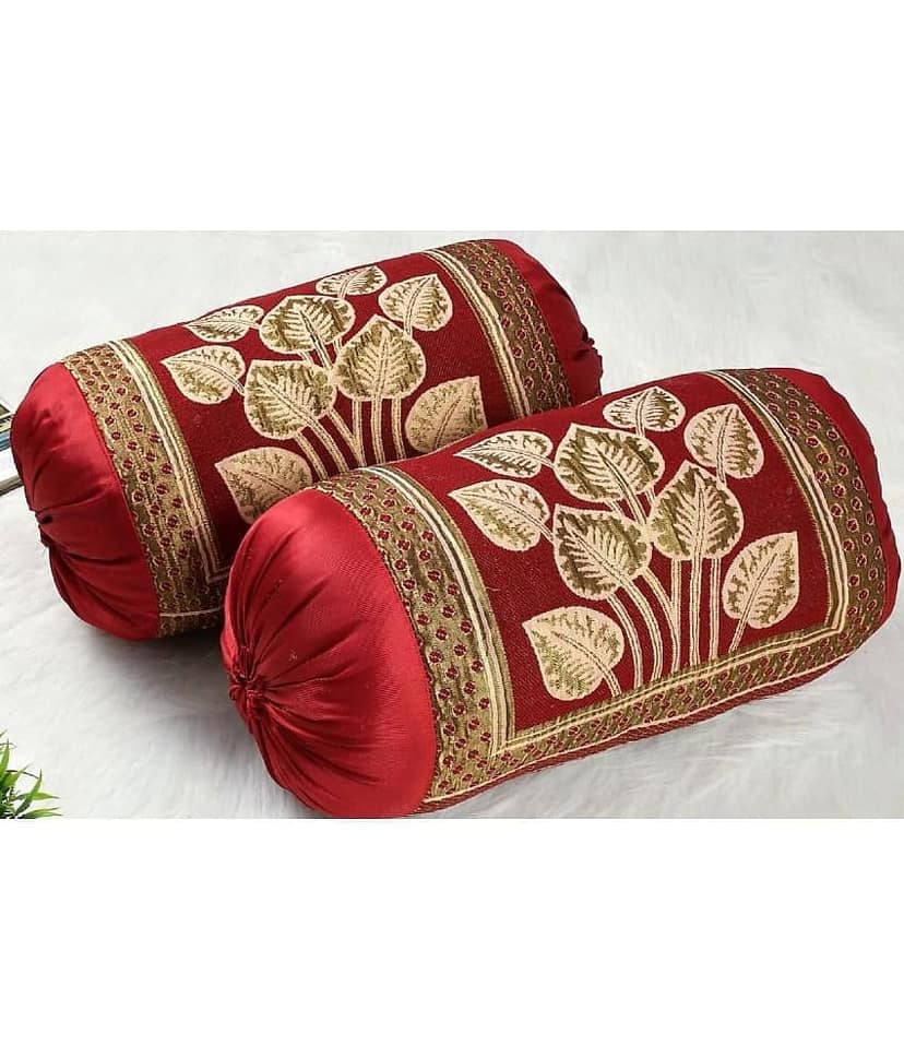 GoCose Home Set of 2 Poly Cotton Bolster Covers view 2
