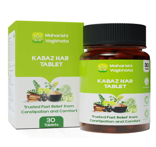 Maharishi Vagbhata Kabaz Har Tablets 700mg (30 Tablets), Contains Nishoth, Triphala, Amaltas, and Saunf, Supports Digestive Health, Healthy Gut & Regular Bowel Function