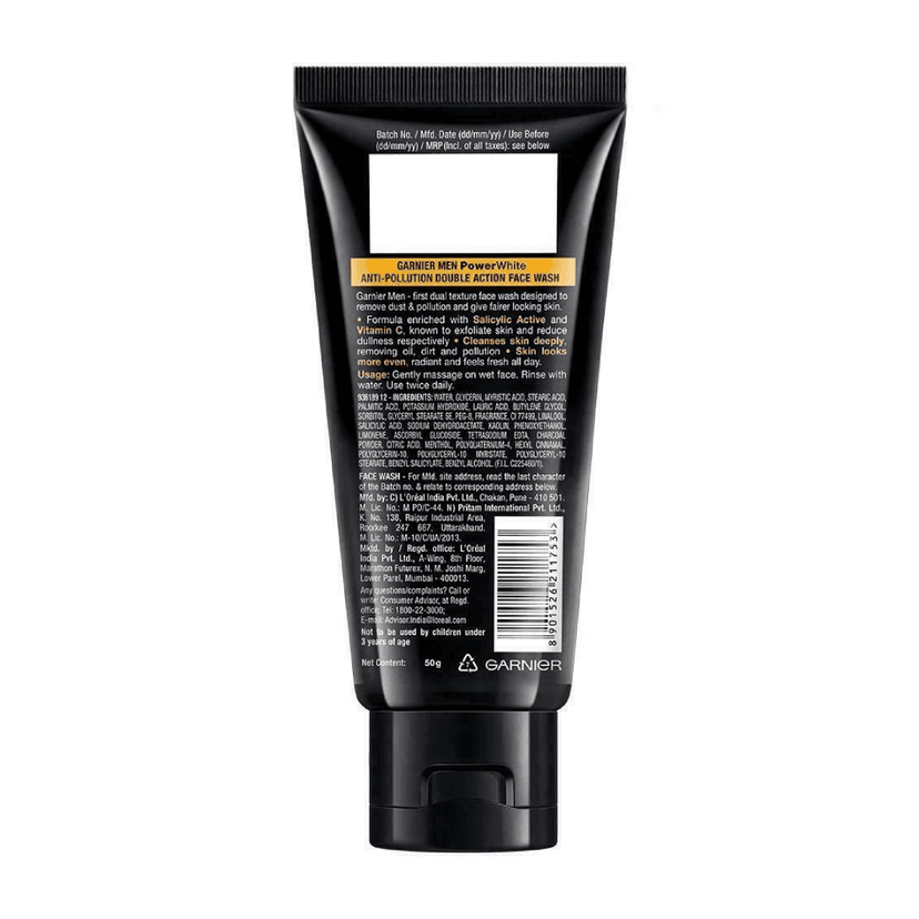 Garnier Men Face Wash 50 Gms view 2