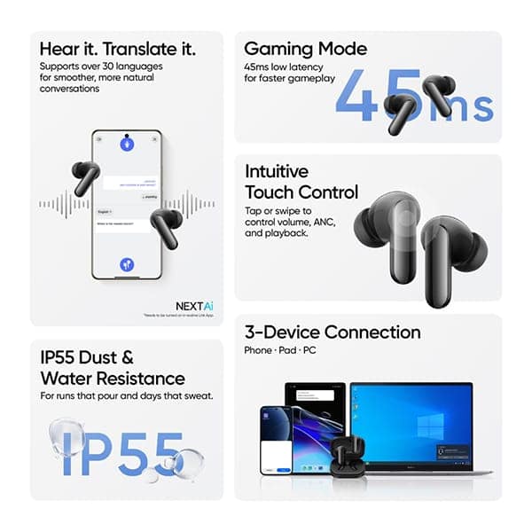 Realme Buds Air 8 Pro TWS Earbuds view 10