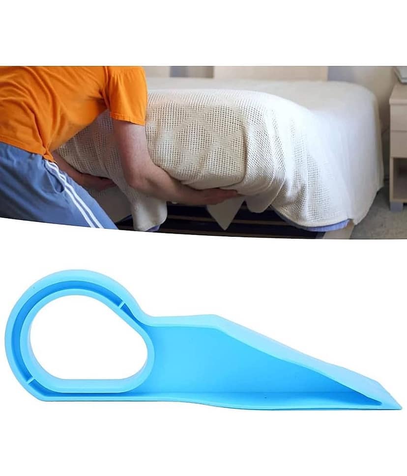 EIGHTEEN ENTERPRISE Plastic (Pack of 1) Mattress Lifter Tool 2 In 1 Bedsheet Tucker Tool Bedsheet Mattress Lifter Stand Bed Lifter Helps Lift And Hold Mattress Wedge Elevator Tool Bed Making Tool Bed Tucker Tool.