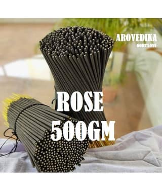 Incense Stick Rose 500 gm (Pack of 1)