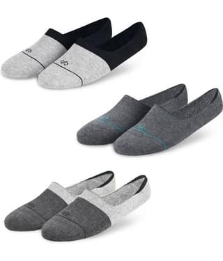 Dynamocks Multi Casual No Show Socks Pack of 3