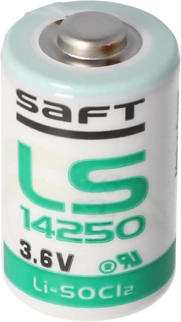 NOVEL SAFT LS14250 3.6V Lithium Battery 1/2AA Size LiSOCl2 | Suitable for Utility Meters, Industrial Equipment, Security Systems and Electronic Instruments