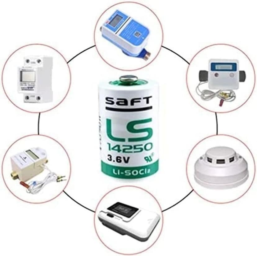 NOVEL SAFT LS14250 3.6V Lithium Battery 1/2AA Size LiSOCl2 | Suitable for Utility Meters, Industrial Equipment, Security Systems and Electronic Instruments view 4