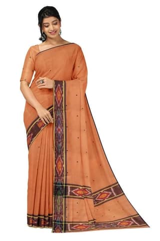 APCO Handloom (A Andhra Pradesh Govt Emporium)- Women's Traditional Pure Handloom Dulla Cotton Saree | DL0097