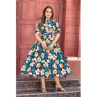 SARINKU Womens Cotton Kurti Comfortable and Stylish Ethnic Wear for Women & Girls, Everyday Casual