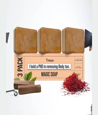 Treszo Beauty Gharr Magic Soap for All Skin Type ( Pack of 3 )