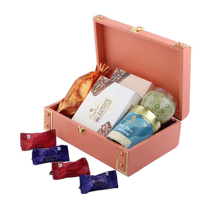 Loyka Reusable Peach Trunk Box, 418 gm view 2