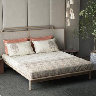 DDECOR - Kalakriti Collection 100% Cotton Global Ethnic Pattern 180TC Beige