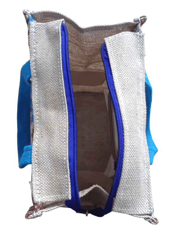 Stylish Tote Bag with Geometric Pattern view 3