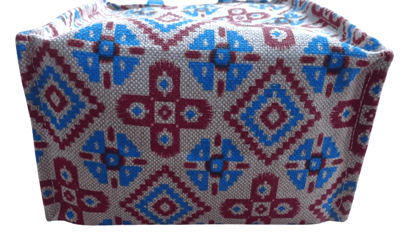 Stylish Tote Bag with Geometric Pattern view 4