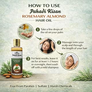 Rosemary almond hair oil 100 ml